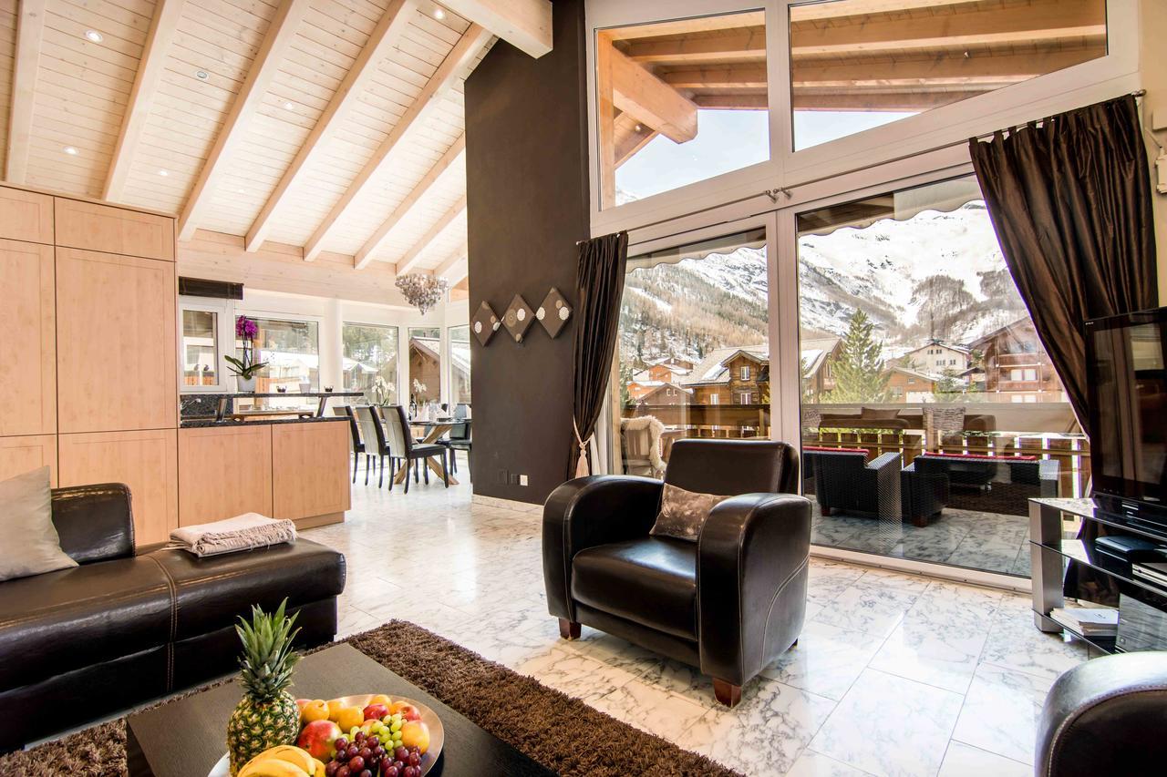 Chalet Sunshine Saas Fee Exteriér fotografie